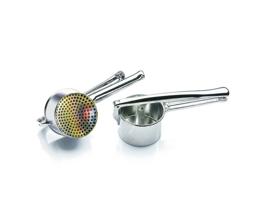 Schiaccia Patate Professionale in Alluminio Cromato ZASEVES - Utensile per Purè Perfetto