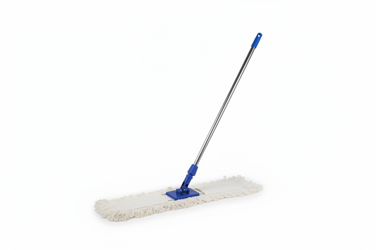 Balai industriel en coton avec manche en aluminium - Franges renforcées professionnelles - Différentes tailles