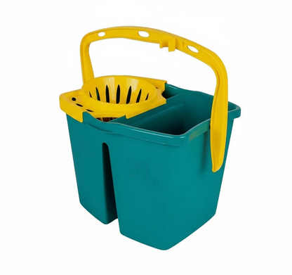 Secchio doppia vasca con strizzatore - Foto prodotto professionale