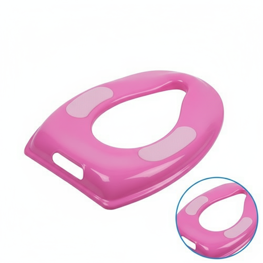 Sedile WC bambini rosa antiscivolo