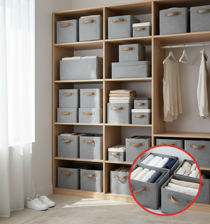 Set di organizer in camera da letto