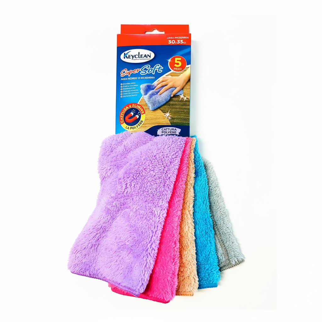 Set Panni Microfibra Keyclean