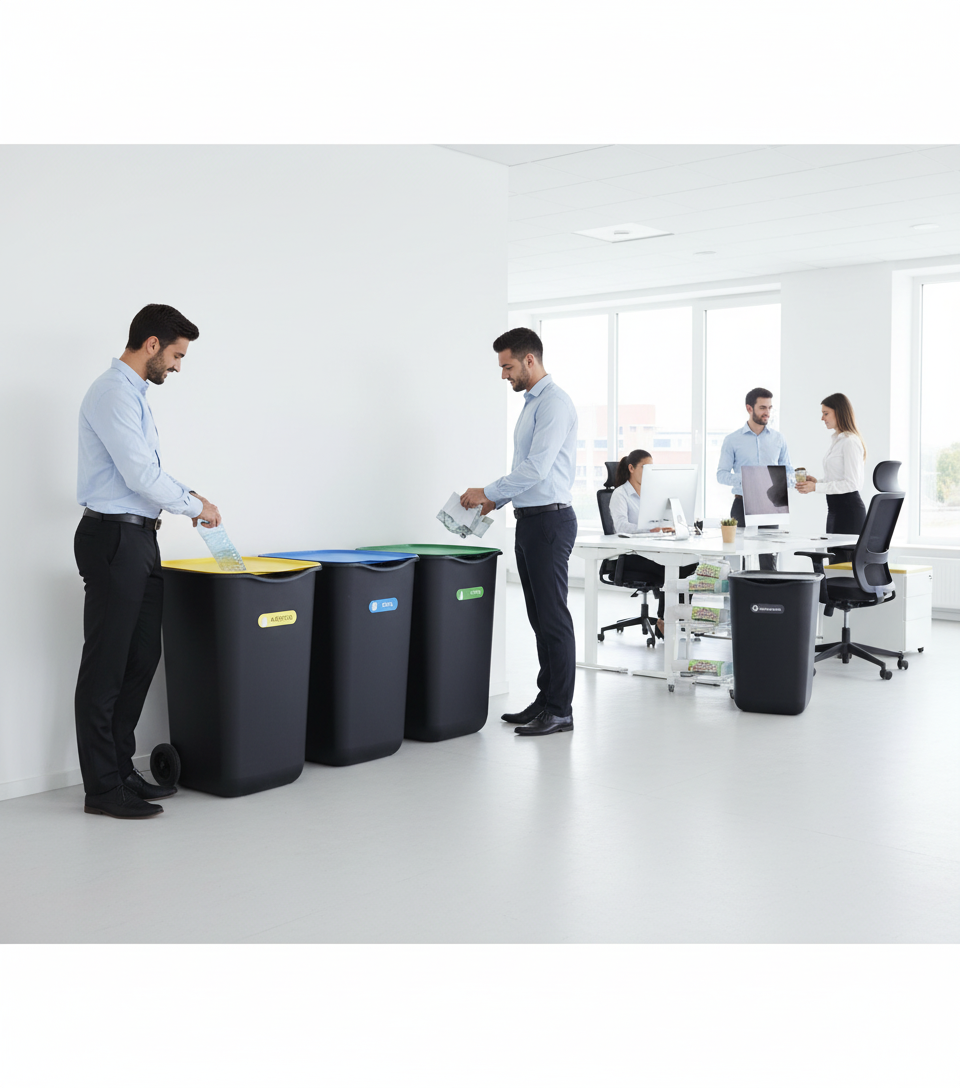 Set pattumiere in ufficio