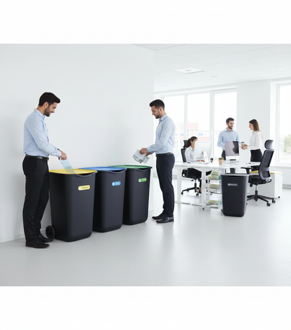 Set pattumiere in ufficio