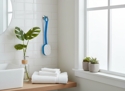 Spazzola appesa in bagno