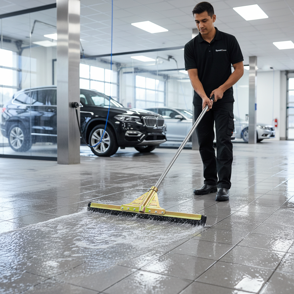 Spingiacqua in autolavaggio