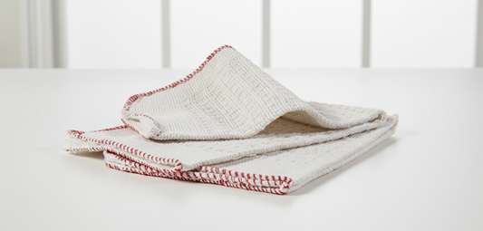 Strofinaccio Pavimenti Super Candido 42x70cm - Cotone 100% Rigenerato Professionale