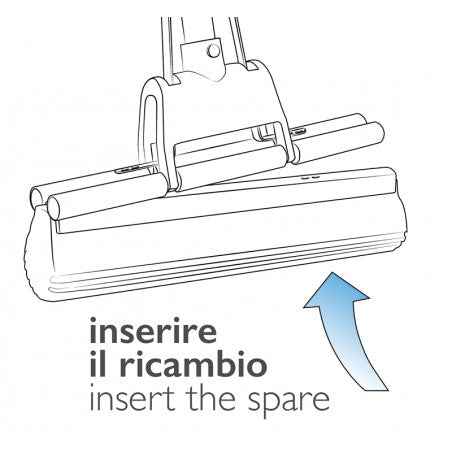 Spugna Ricambio Supermop PERFETTO Alta Assorbenza