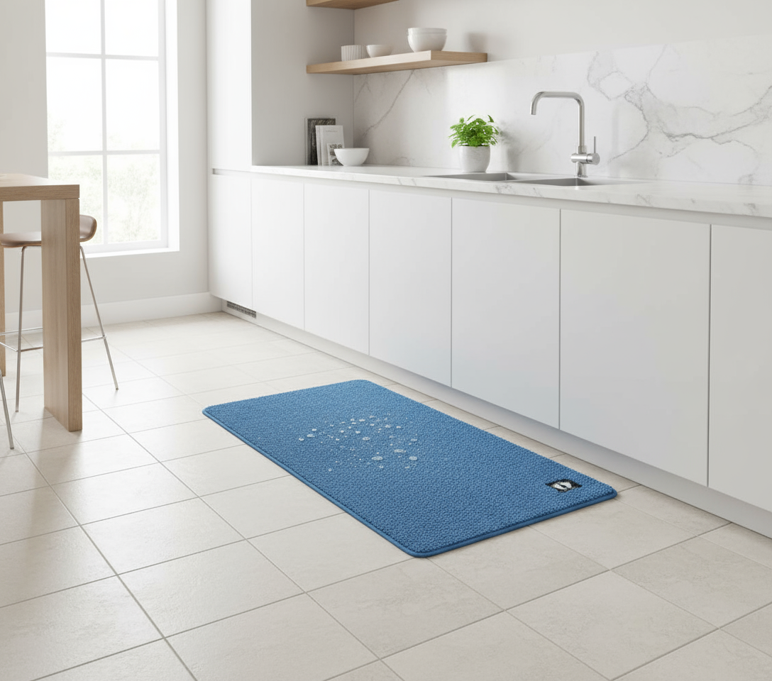 Tappeto in cucina moderna