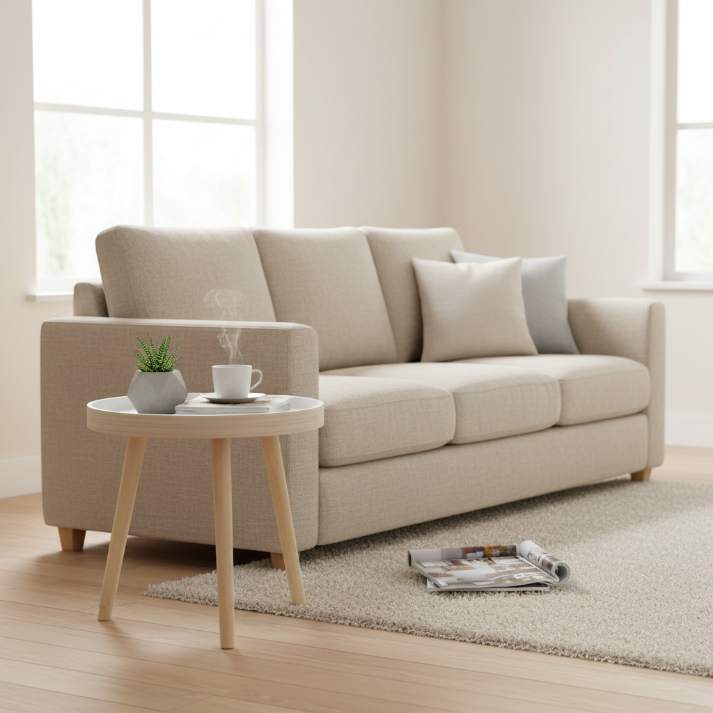 Tavolino in soggiorno moderno