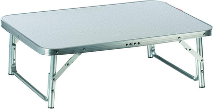 Aluminum Klapptisch Campingtisch 75x55cm Gartentisch Beistelltisch Falttisch Picknicktisch Alutisch faltbar und höhenverstellbar