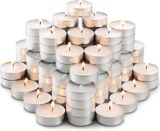 Candele tea light Lumini Scaldavivande 100 pz