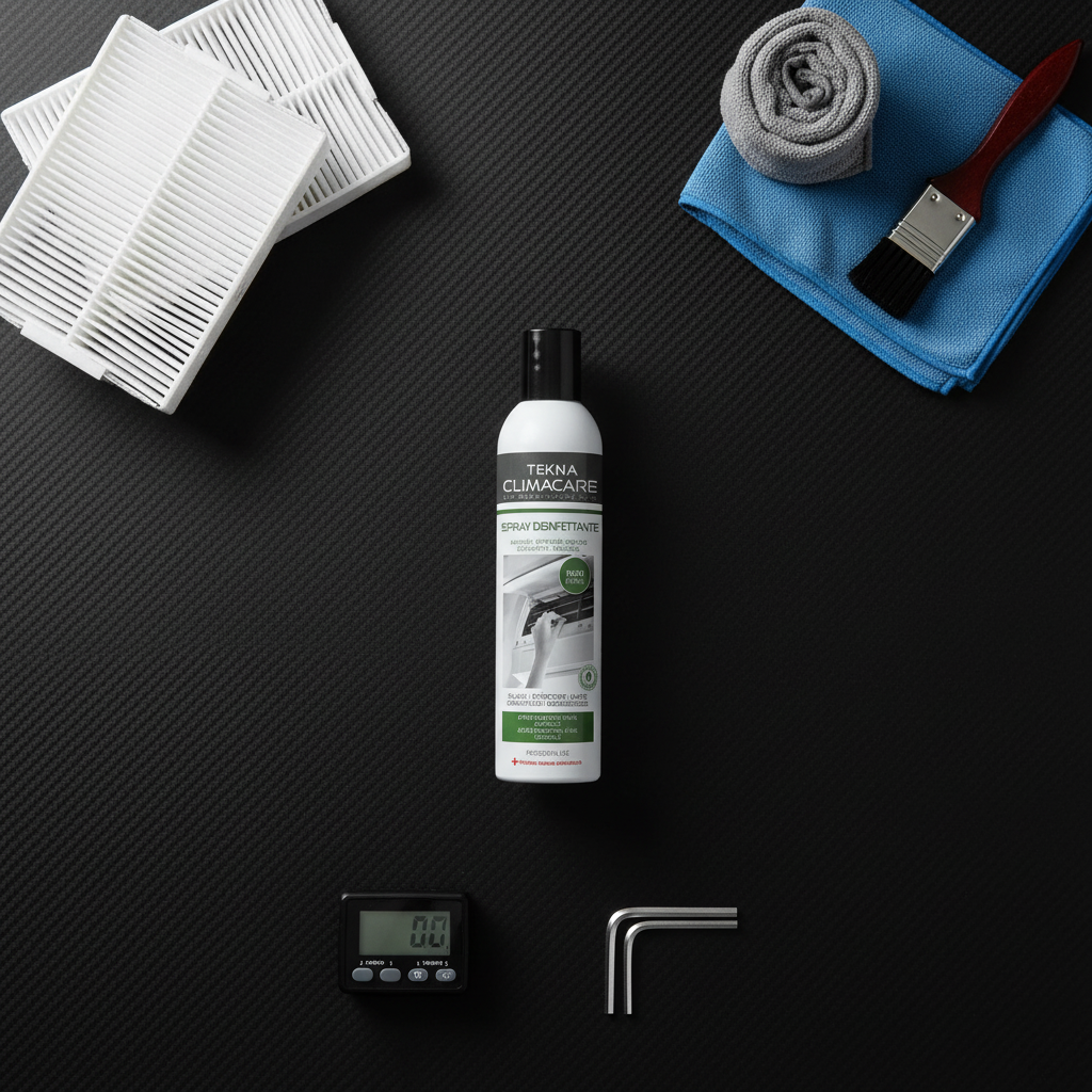 Tekna Climacare flat lay manutenzione