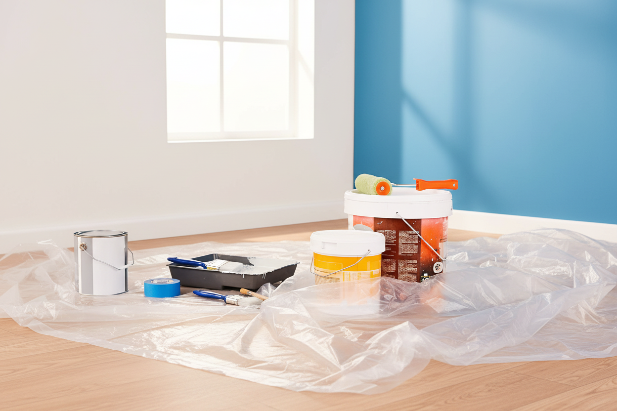 Telo PVC - Scena Imbiancatura