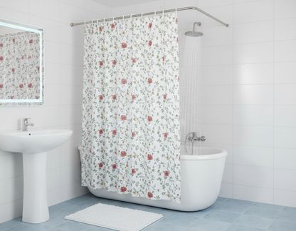 Rideau de douche avec 16 GANGI 240X200 CM.