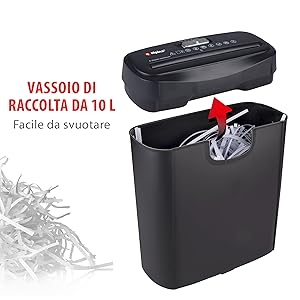 Distruggi Documenti 190W Trituratore Carte Alpina