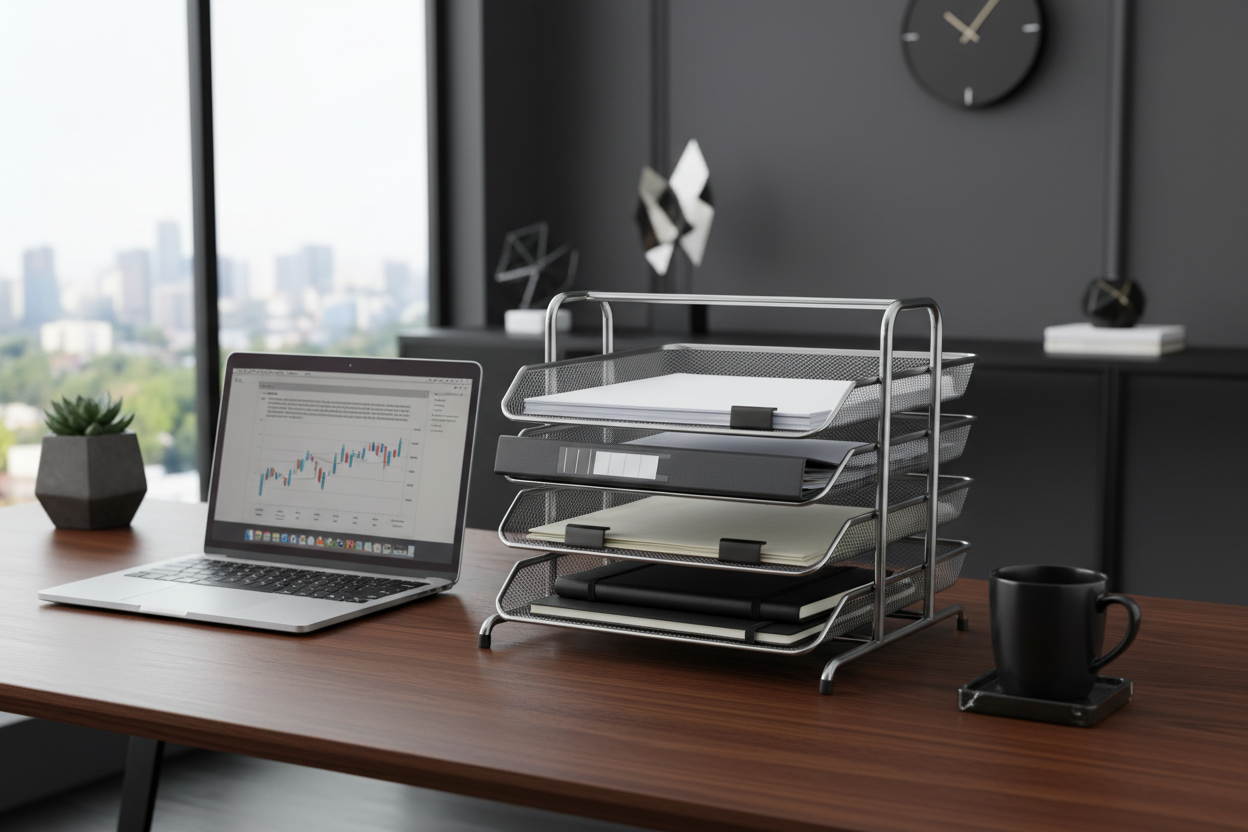 Vaschette in ambiente ufficio