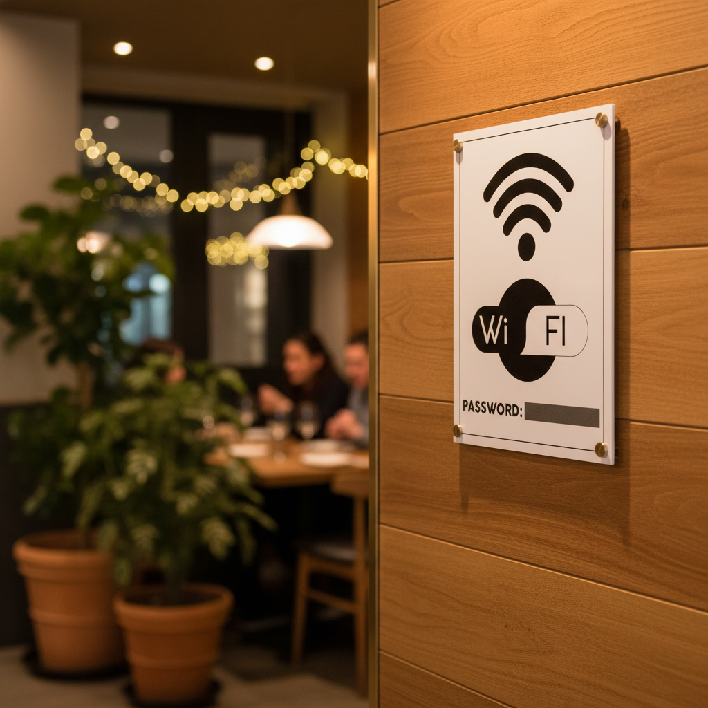 WiFi Sign – Ristorante