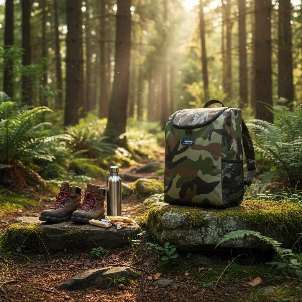 Zaino termico militare verde - scena forest trail